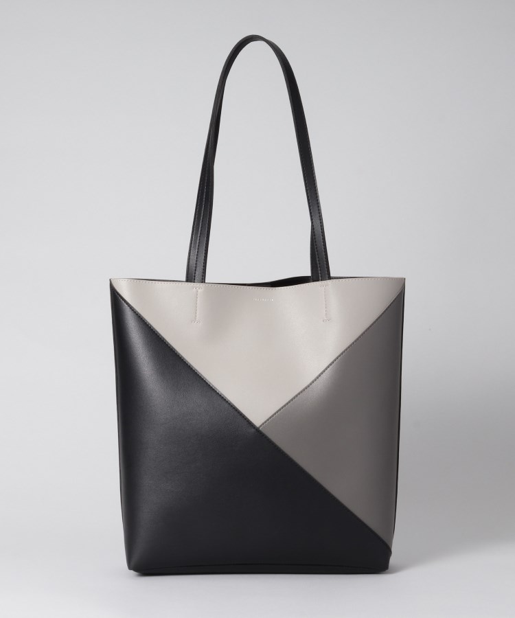 ザ ショップ ティーケー（メンズ）(THE SHOP TK(Men))の◆【追加生産販売スタート！】パネルライントートバッグ ブラック(519)