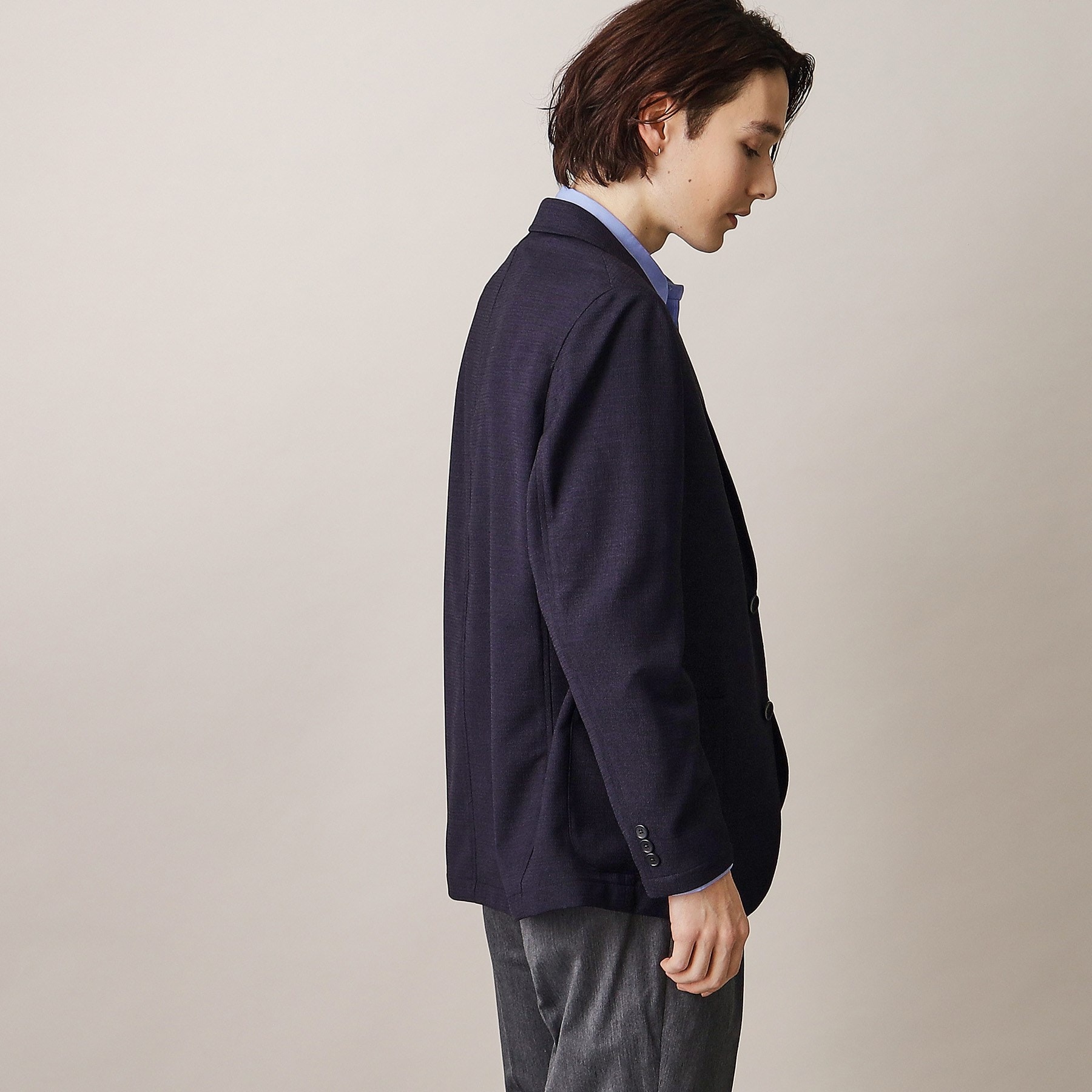 ザ ショップ ティーケー（メンズ）(THE SHOP TK(Men))のリネンライクメッシュブレザー22