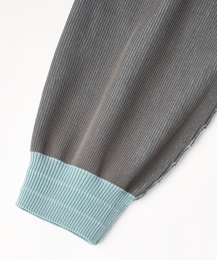 ザ ショップ ティーケー（メンズ）(THE SHOP TK(Men))の【裏表2WAY／軽量】リバーシブル畦ニット76