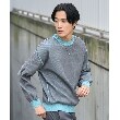 ザ ショップ ティーケー（メンズ）(THE SHOP TK(Men))の【裏表2WAY／軽量】リバーシブル畦ニット42