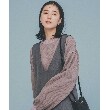 ザ ショップ ティーケー（メンズ）(THE SHOP TK(Men))の【裏表2WAY／軽量/ユニセックスでおすすめ】リバーシブル畦ニット ピンク(071)