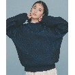 ザ ショップ ティーケー（メンズ）(THE SHOP TK(Men))の【裏表2WAY／軽量/ユニセックスでおすすめ】リバーシブル畦ニット ネイビー(094)