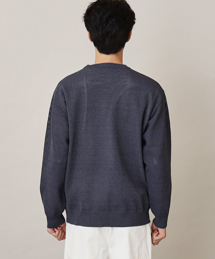 ザ ショップ ティーケー（メンズ）(THE SHOP TK(Men))のデニムライクポリニットプルオーバー3