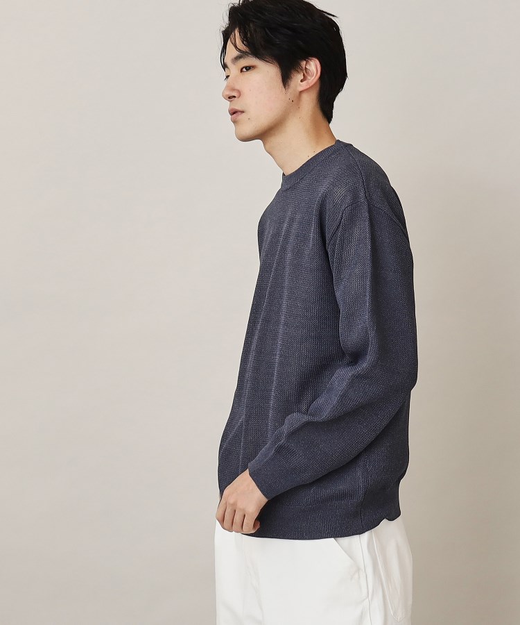 ザ ショップ ティーケー（メンズ）(THE SHOP TK(Men))のデニムライクポリニットプルオーバー11