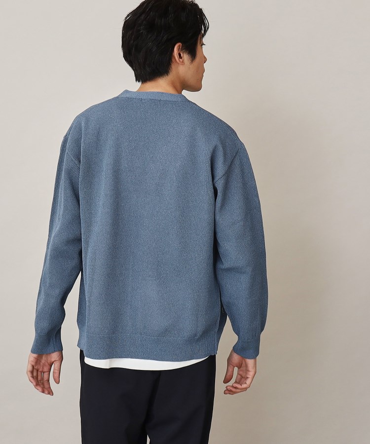 ザ ショップ ティーケー（メンズ）(THE SHOP TK(Men))のデニムライクポリニットカーディガン8