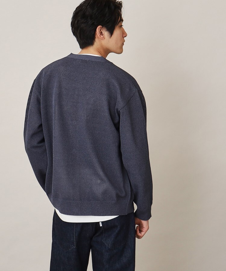 ザ ショップ ティーケー（メンズ）(THE SHOP TK(Men))のデニムライクポリニットカーディガン12