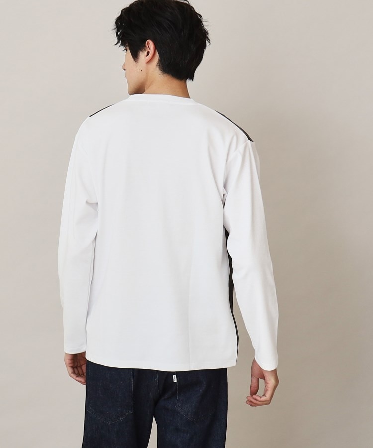 ザ ショップ ティーケー（メンズ）(THE SHOP TK(Men))のポンチストライプ切替ロングTシャツ8