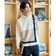 ザ ショップ ティーケー（メンズ）(THE SHOP TK(Men))の【ハリコシのあるキレイめ素材/ストレッチ】新・ダンボールブロッキングパーカー オフホワイト(503)