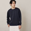 ザ ショップ ティーケー（メンズ）(THE SHOP TK(Men))の【ユニセックスでおすすめ】カルゼダンボールプルオーバー ネイビー(094)