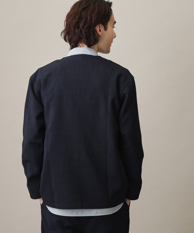 ザ ショップ ティーケー（メンズ）(THE SHOP TK(Men))の【セットアップ可／ドライタッチ】Reflax（R） リネンライクノーカラーカーディガン25