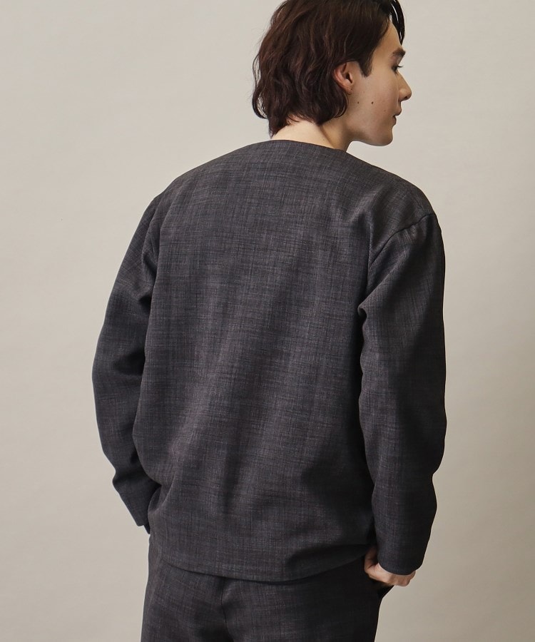 ザ ショップ ティーケー（メンズ）(THE SHOP TK(Men))の【セットアップ可／ドライタッチ】Reflax（R） リネンライクノーカラーカーディガン30