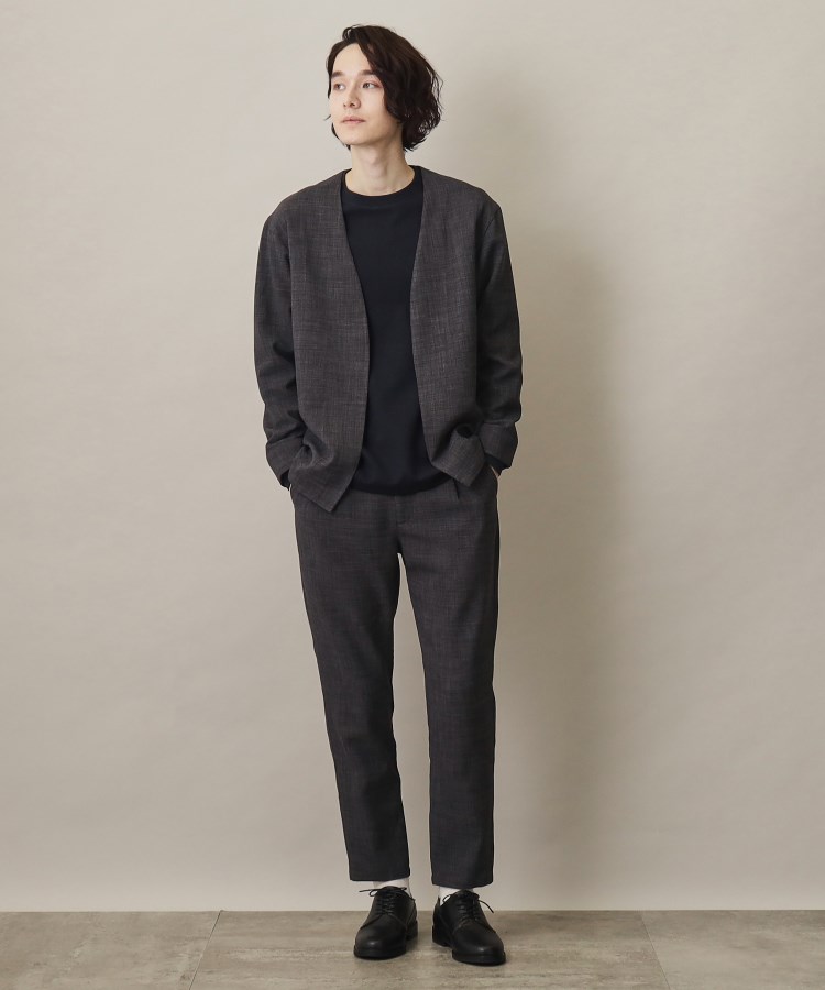 ザ ショップ ティーケー（メンズ）(THE SHOP TK(Men))の【セットアップ可／ドライタッチ】Reflax（R） リネンライクイージーパンツ36