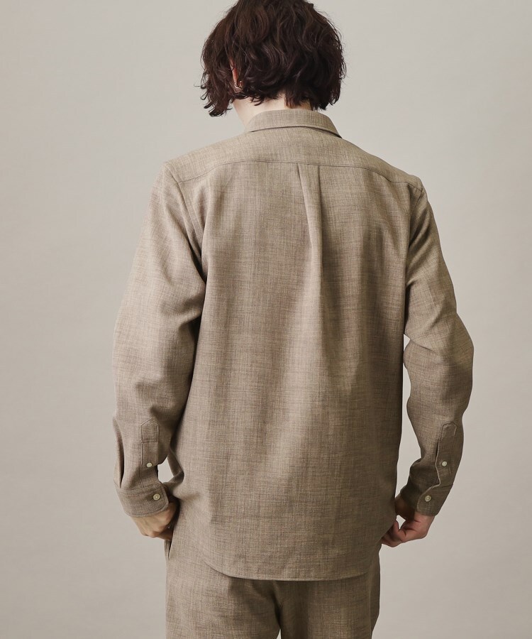 ザ ショップ ティーケー（メンズ）(THE SHOP TK(Men))の【セットアップ可／ドライタッチ】Reflax（R） リネンライクレギュラーシャツ30