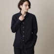 ザ ショップ ティーケー（メンズ）(THE SHOP TK(Men))の【セットアップ可／ドライタッチ】Reflax（R） リネンライクレギュラーシャツ ネイビー(094)