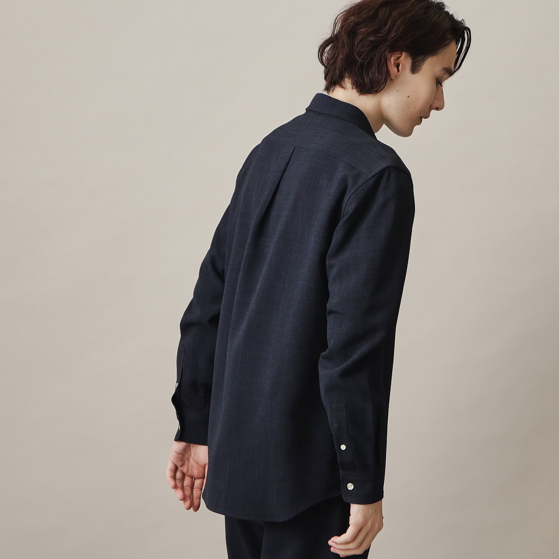 ザ ショップ ティーケー（メンズ）(THE SHOP TK(Men))の【セットアップ可／ドライタッチ】Reflax（R） リネンライクレギュラーシャツ25