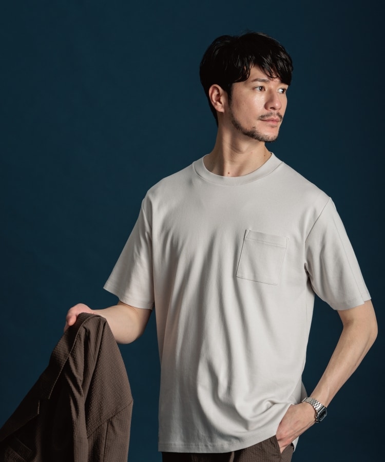 ザ ショップ ティーケー（メンズ）(THE SHOP TK(Men))の【ビジネスシーンにもおすすめ/クールビズ対応】ジャケットTシャツ6