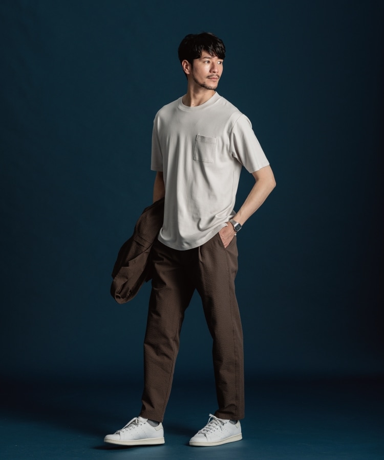 ザ ショップ ティーケー（メンズ）(THE SHOP TK(Men))の【ビジネスシーンにもおすすめ/クールビズ対応】ジャケットTシャツ7