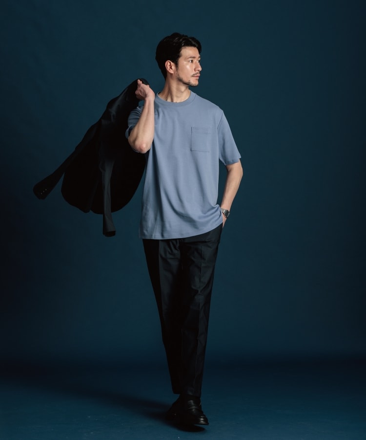 ザ ショップ ティーケー（メンズ）(THE SHOP TK(Men))のジャケットTシャツ44