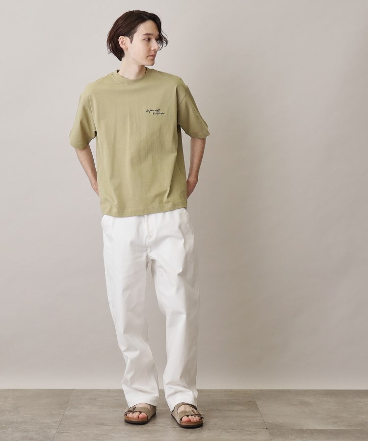 ザ ショップ ティーケー（メンズ）(THE SHOP TK(Men))の【サスティナブル素材】FRESH NATUREデザイン刺繍Tシャツ プリント40