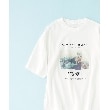 ザ ショップ ティーケー（メンズ）(THE SHOP TK(Men))の【サスティナブル素材】FRESH NATUREデザイン刺繍Tシャツ プリント オフホワイト(103)