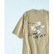 ザ ショップ ティーケー（メンズ）(THE SHOP TK(Men))の【サスティナブル素材】FRESH NATUREデザイン刺繍Tシャツ プリント カーキ(427)