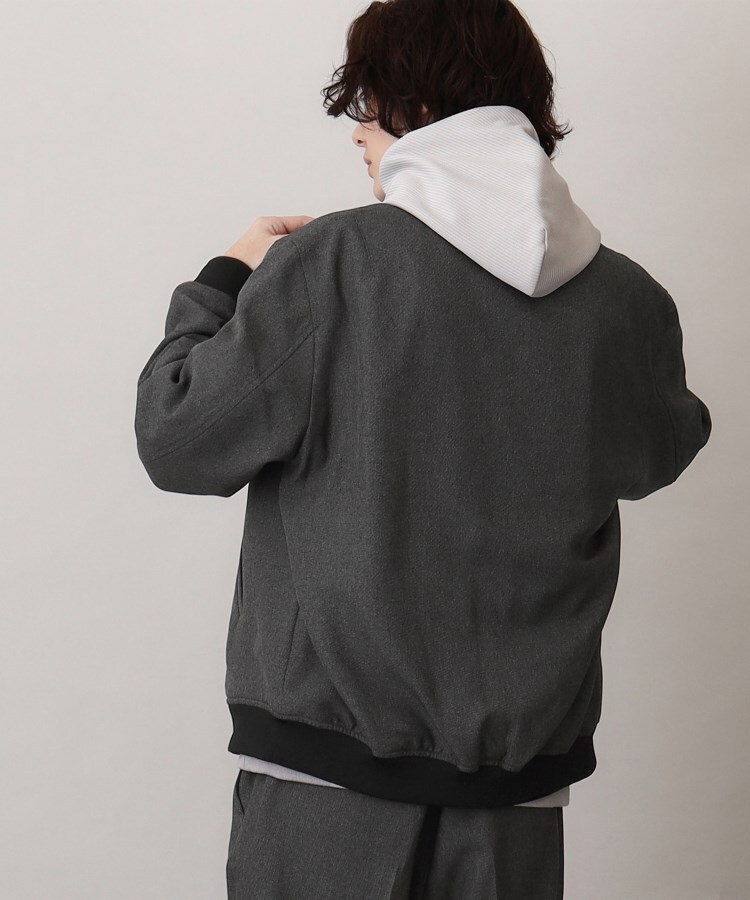 ザ ショップ ティーケー（メンズ）(THE SHOP TK(Men))の◆【セットアップ可】シャークスキンリブブルゾン27