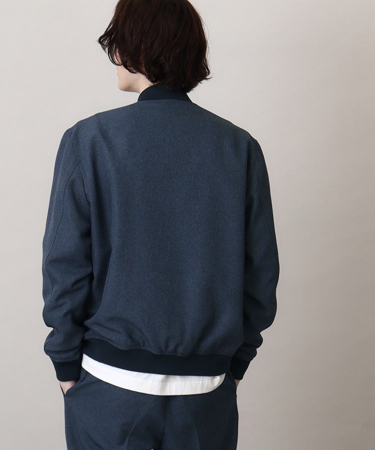 ザ ショップ ティーケー（メンズ）(THE SHOP TK(Men))の◆【セットアップ可】シャークスキンリブブルゾン32