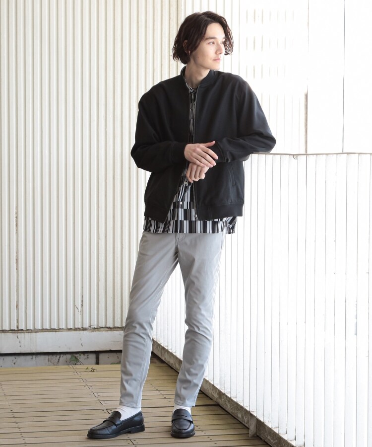ザ ショップ ティーケー（メンズ）(THE SHOP TK(Men))の◆【セットアップ可】シャークスキンリブブルゾン6