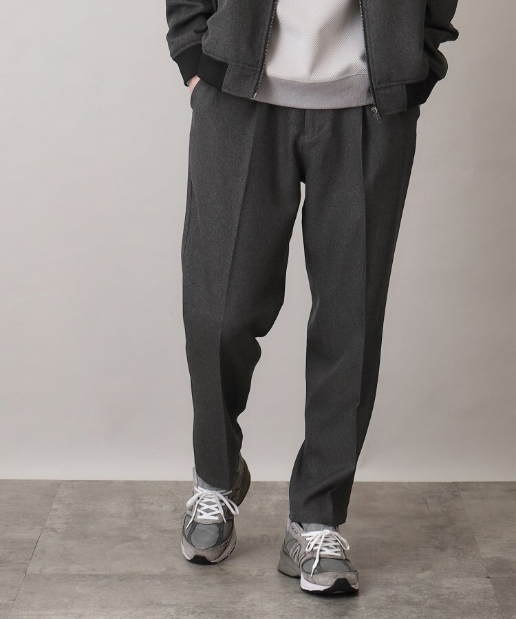 ザ ショップ ティーケー（メンズ）(THE SHOP TK(Men))の◆【セットアップ可】シャークスキンイージースラックス グレー(052)