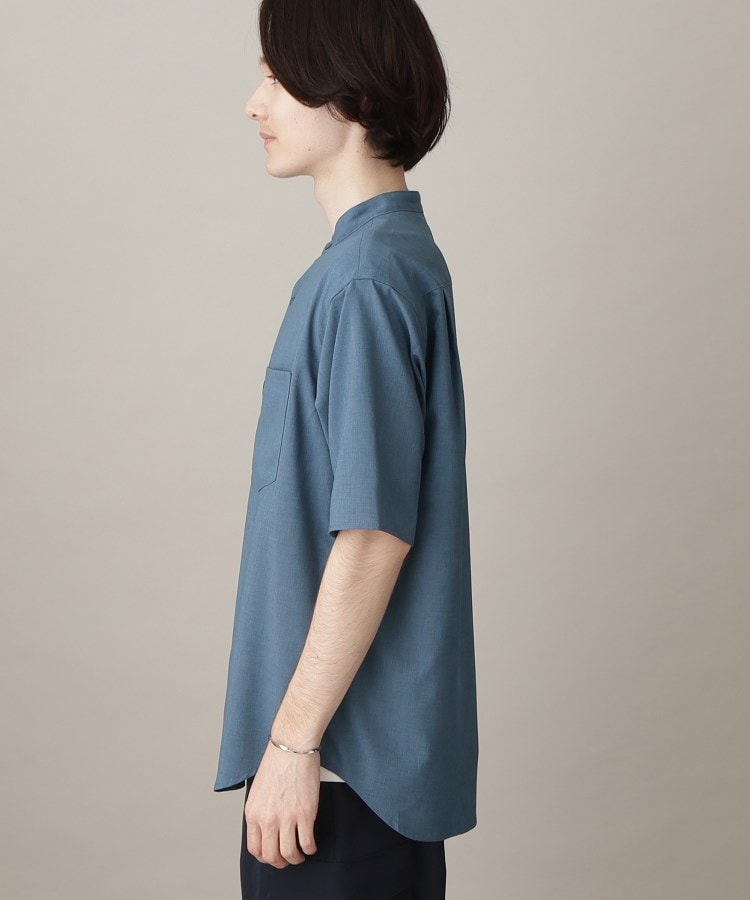 ザ ショップ ティーケー（メンズ）(THE SHOP TK(Men))の【吸水速乾/UVカット/接触冷感】テクリーノバンドカラー半袖シャツ8