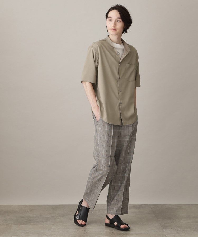 ザ ショップ ティーケー（メンズ）(THE SHOP TK(Men))の【吸水速乾/UVカット/接触冷感】テクリーノバンドカラー半袖シャツ16