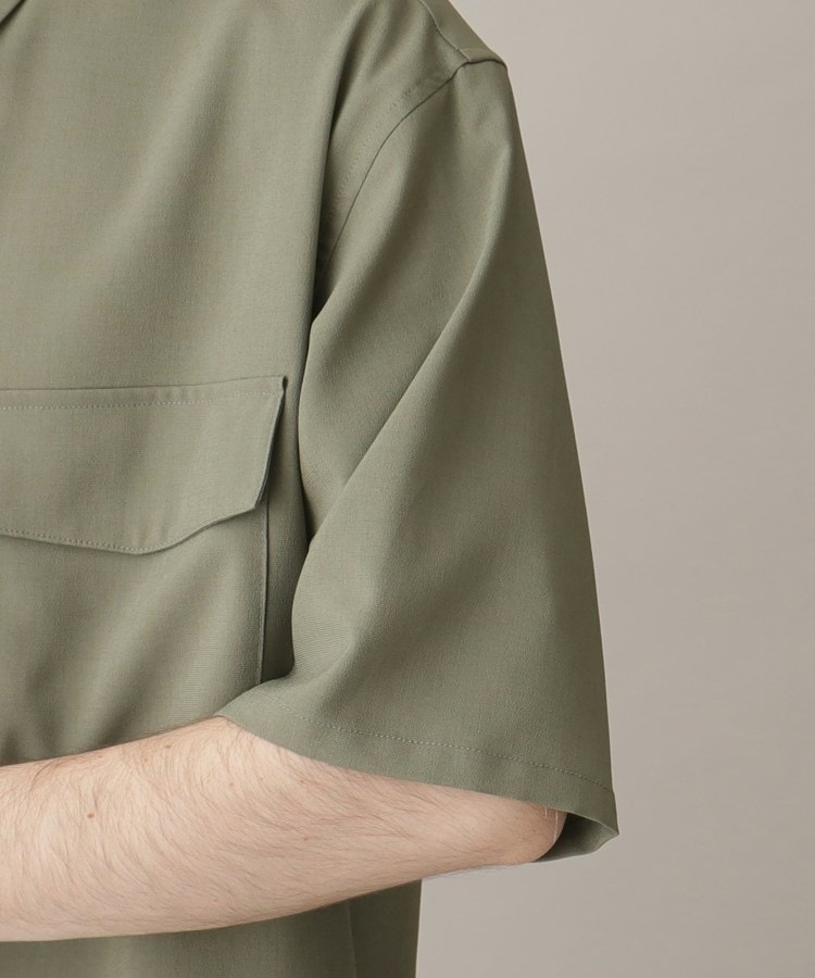 ザ ショップ ティーケー（メンズ）(THE SHOP TK(Men))の【吸水速乾/UVカット/接触冷感】テクリーノ半袖フラップシャツ12
