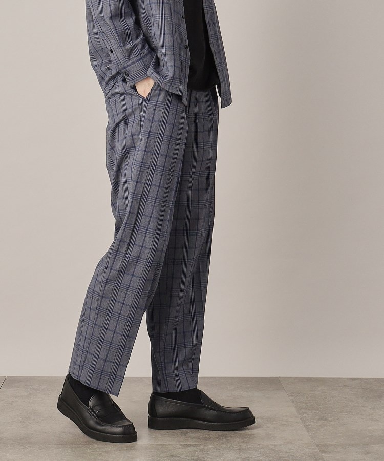 セットアップ可】TRストレッチワイドパンツ(6~9分丈パンツ セットアップ可】TRストレッチワイドパンツ(6~9分丈パンツ