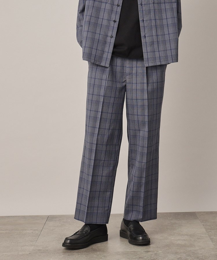 セットアップ可】TRストレッチワイドパンツ(6~9分丈パンツ セットアップ可】TRストレッチワイドパンツ(6~9分丈パンツ