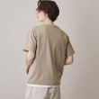 ザ ショップ ティーケー（メンズ）(THE SHOP TK(Men))の【ブランド定番／1枚でコーデが決まる！】ポンチキーネック半袖Tシャツ22