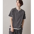 ザ ショップ ティーケー（メンズ）(THE SHOP TK(Men))の【ブランド定番／1枚でコーデが決まる！】ポンチキーネック半袖Tシャツ10