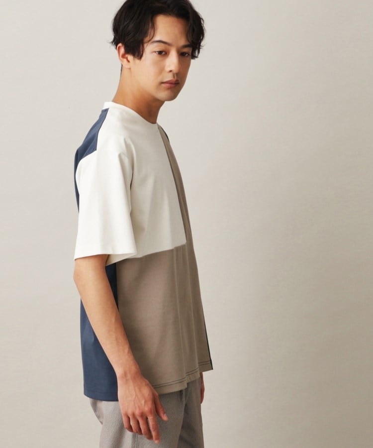 ザ ショップ ティーケー（メンズ）(THE SHOP TK(Men))のポンチパネル半袖Tシャツ8