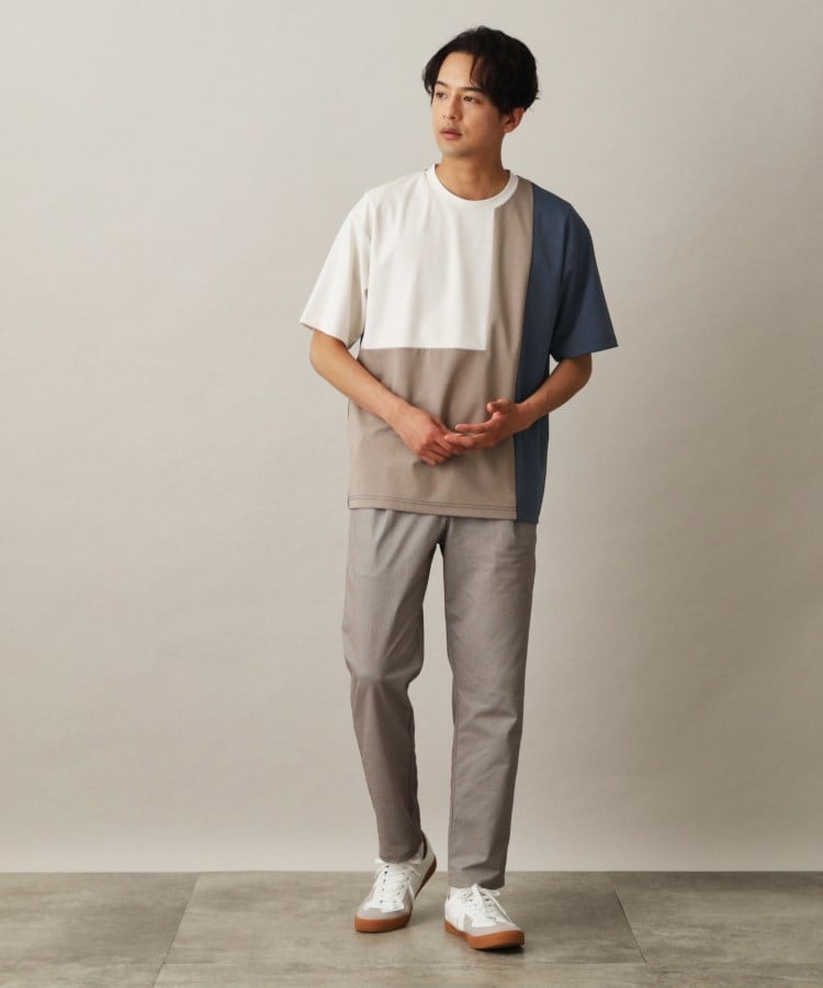 ザ ショップ ティーケー（メンズ）(THE SHOP TK(Men))のポンチパネル半袖Tシャツ9