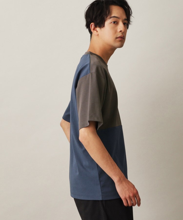 ザ ショップ ティーケー（メンズ）(THE SHOP TK(Men))のポンチパネル半袖Tシャツ12