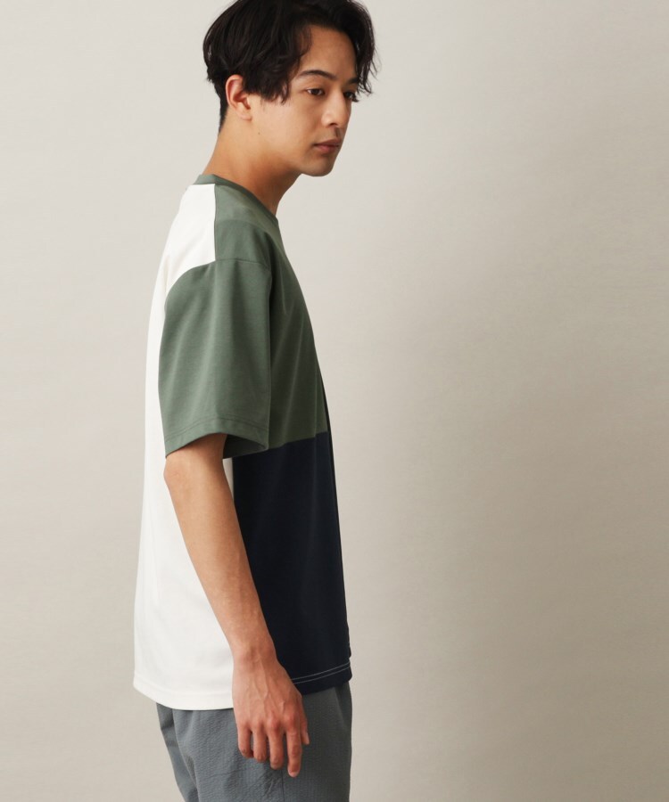 ザ ショップ ティーケー（メンズ）(THE SHOP TK(Men))のポンチパネル半袖Tシャツ16