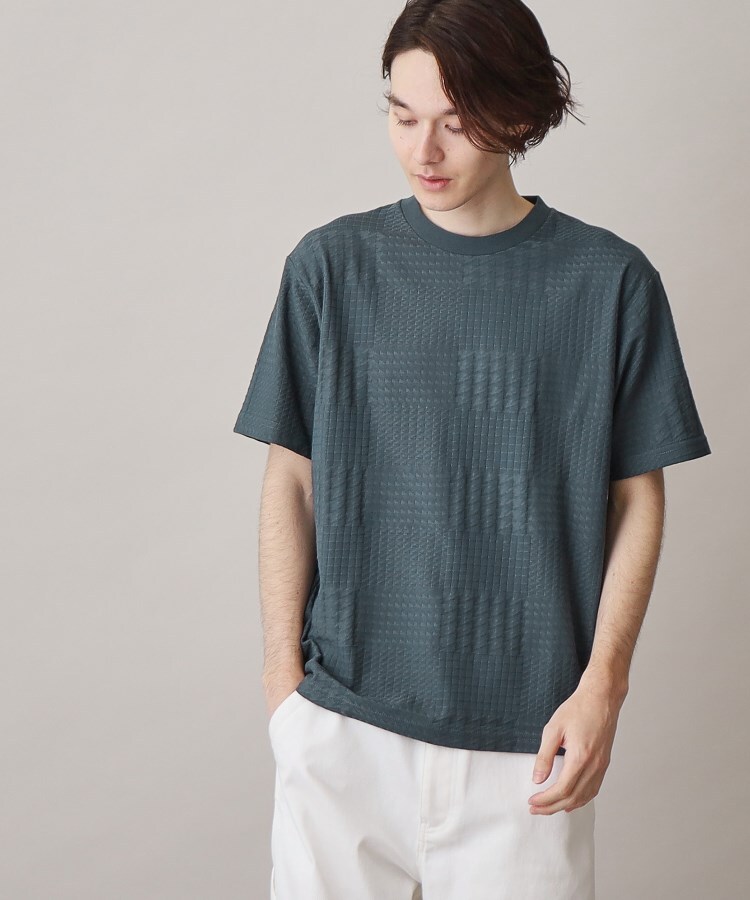 ザ ショップ ティーケー（メンズ）(THE SHOP TK(Men))のリンクスチェック半袖Tシャツ18