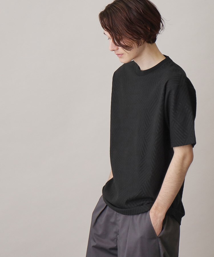 ザ ショップ ティーケー（メンズ）(THE SHOP TK(Men))の【ご好評につき再入荷！】リンクスジャカード半袖Tシャツ27