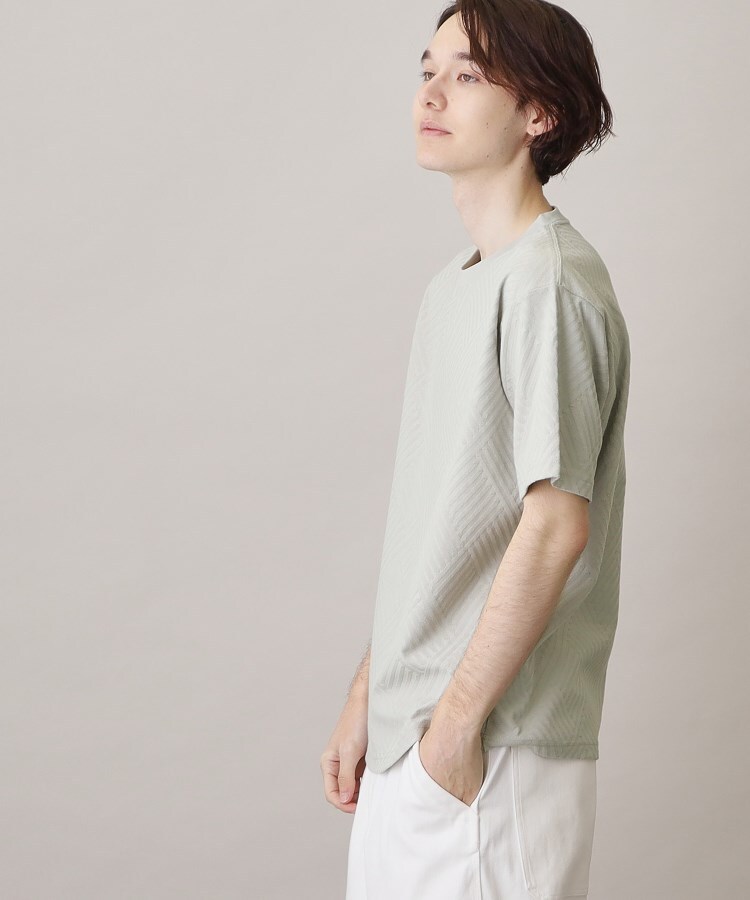 ザ ショップ ティーケー（メンズ）(THE SHOP TK(Men))の【ご好評につき再入荷！】リンクスジャカード半袖Tシャツ32