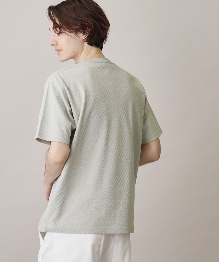 ザ ショップ ティーケー（メンズ）(THE SHOP TK(Men))のリンクスジャガード半袖Tシャツ33