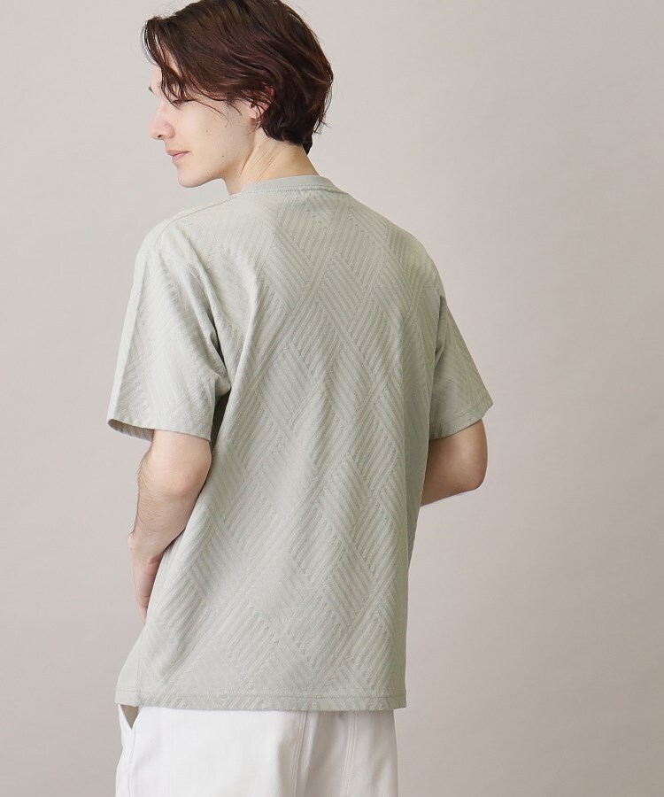 ザ ショップ ティーケー（メンズ）(THE SHOP TK(Men))の【ご好評につき再入荷！】リンクスジャカード半袖Tシャツ33