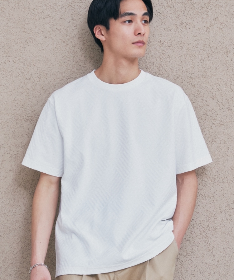 ザ ショップ ティーケー（メンズ）(THE SHOP TK(Men))の【ご好評につき再入荷！】リンクスジャカード半袖Tシャツ11