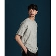 ザ ショップ ティーケー（メンズ）(THE SHOP TK(Men))の【ご好評につき再入荷！】リンクスジャカード半袖Tシャツ ライトグレー(011)