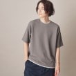 ザ ショップ ティーケー（メンズ）(THE SHOP TK(Men))のミニフクレフェイクプルオーバー グレージュ(050)