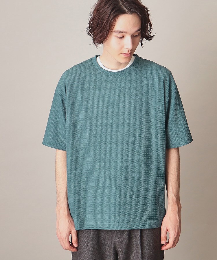 ザ ショップ ティーケー（メンズ）(THE SHOP TK(Men))の【インナーセットアイテム】シアージャガードアンサンブルTシャツ15