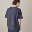 ザ ショップ ティーケー（メンズ）(THE SHOP TK(Men))の【ユニセックスでオススメ】ポンチシャドーボーダー半袖Tシャツ28